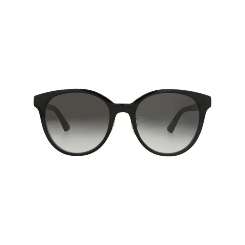 Gucci Round-Frame Acetate Sunglasses Black Womens